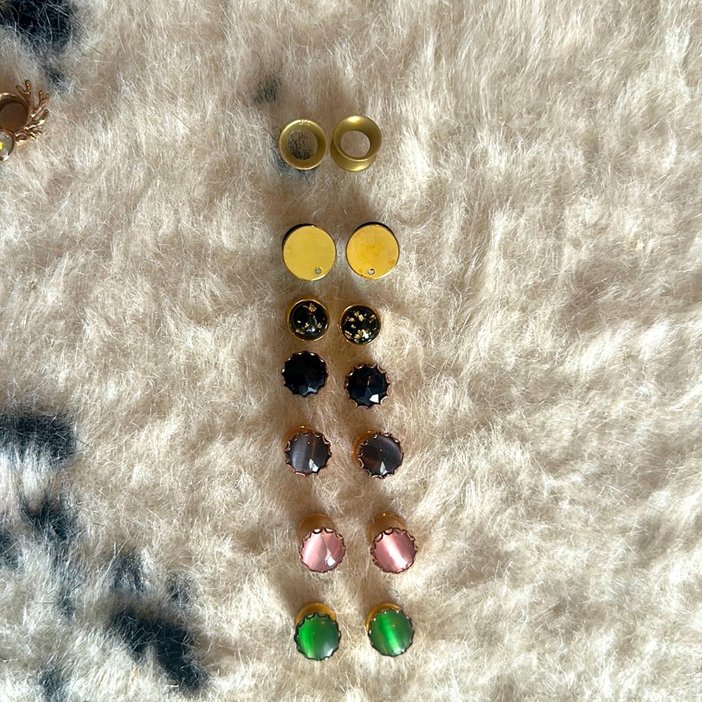 00 Gauge earring lot